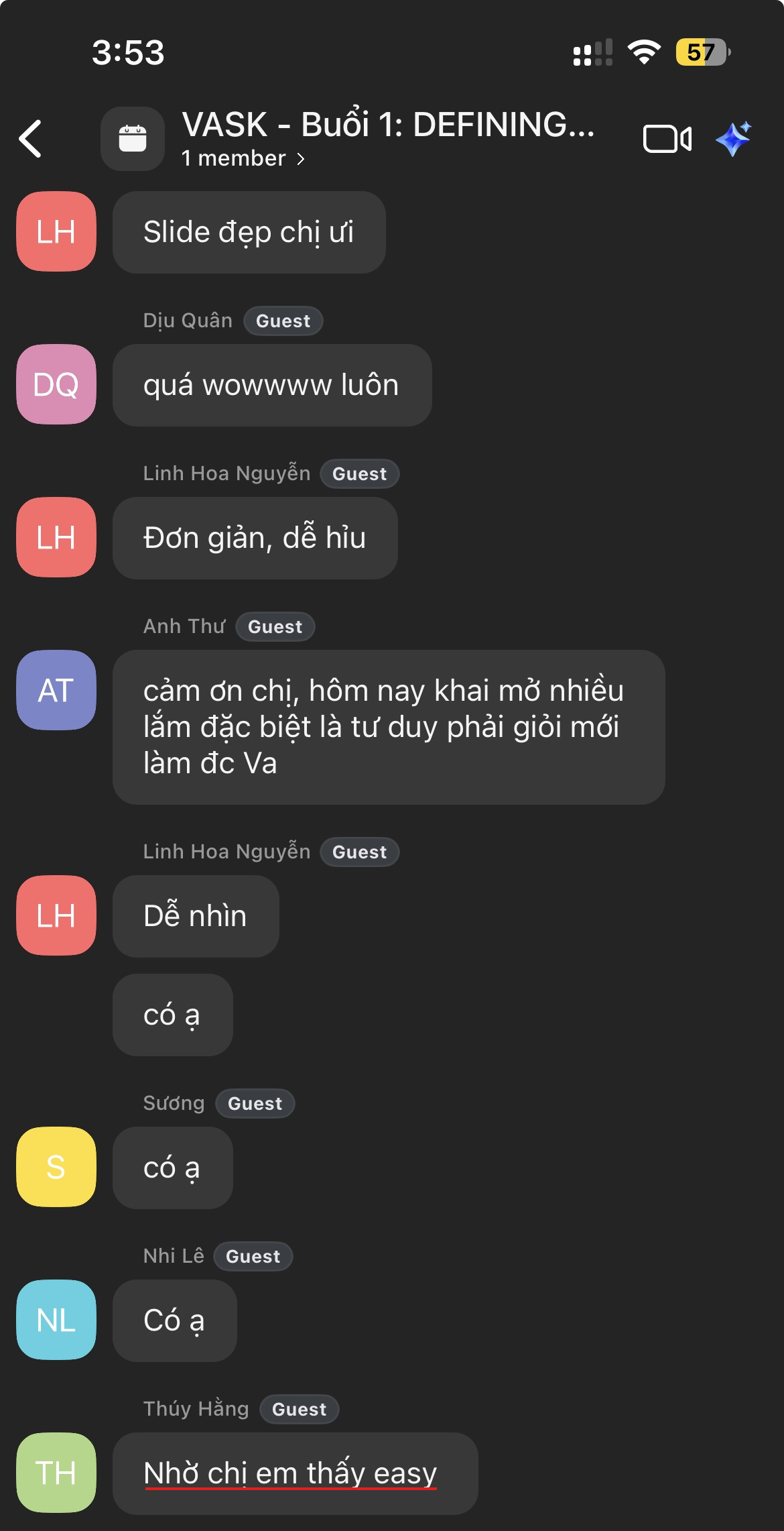Live feedback 2